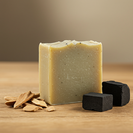 Olivenöl-Seife Aktivkohle-Zeder